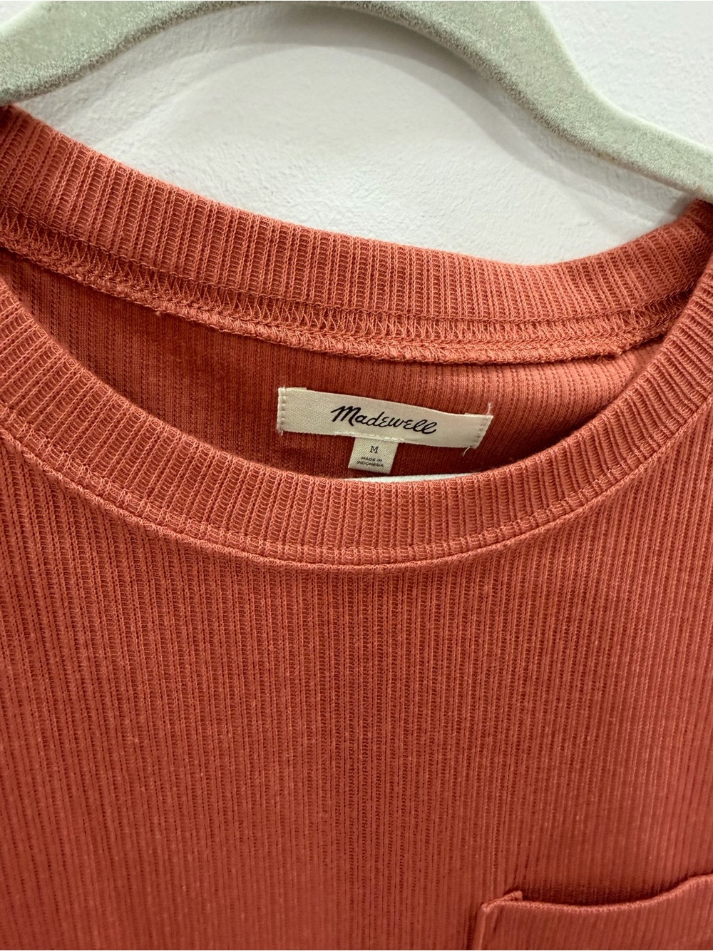 Madewell Ribbed Pocket Tee Dress - Picture 3 of 5